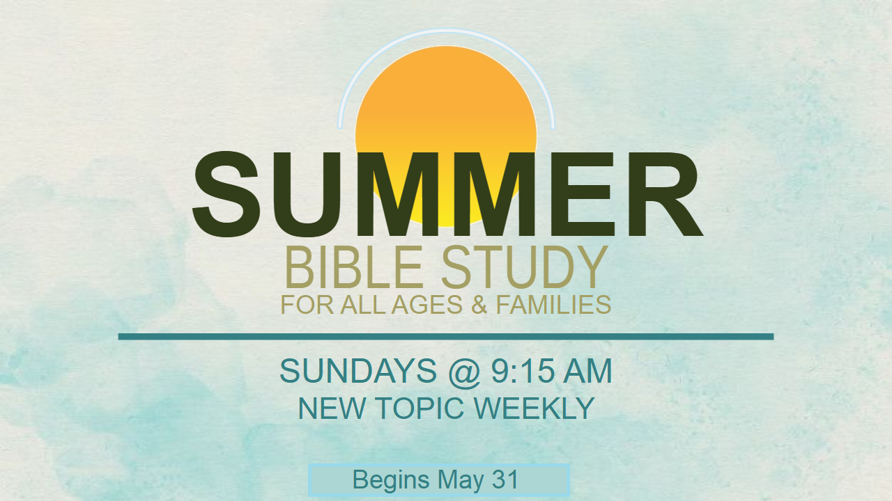 Summer Bible Study